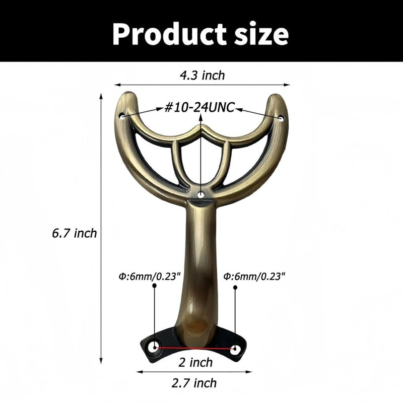 GHYTRIGEN 5 Pcs 52’’Ceiling Fan Blades Arms Replacement,Ceiling Fan Blades Arms Replacement Parts Mounting Bracket Kit for Replacing The Worn FanBlades,Keep The Balance and Good Performance(Bronze) - Image 2